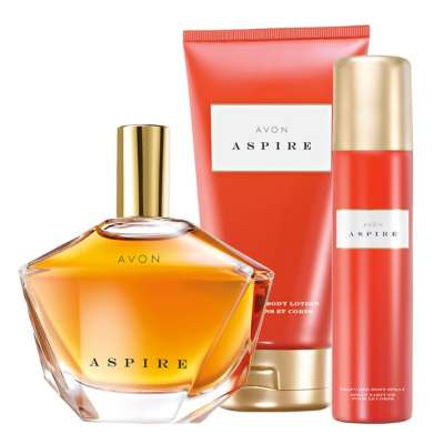 Aspire for Her Eau de Toilette, Hand & Body Lotion & Body 