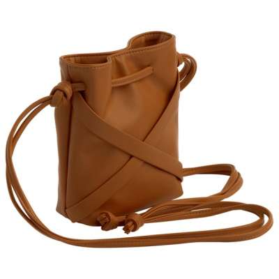 Lestari Brown Bucket Bag