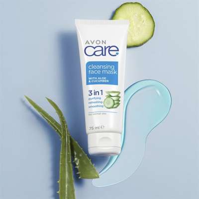 Avon Care Cleansing Face Mask with Aloe & Cucumber 75ml